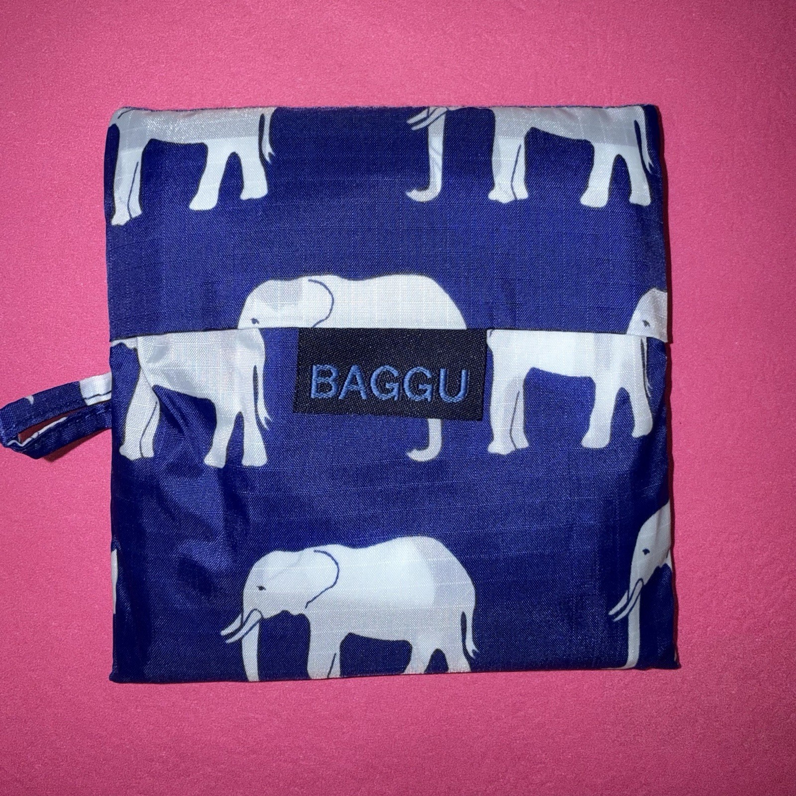 BAGGU BLUE ELEPHANT Standard Size Reusable Bag – NWOT