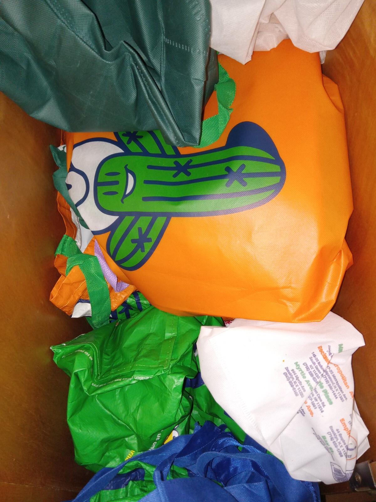 Lot Of Recycle Shopping Bags