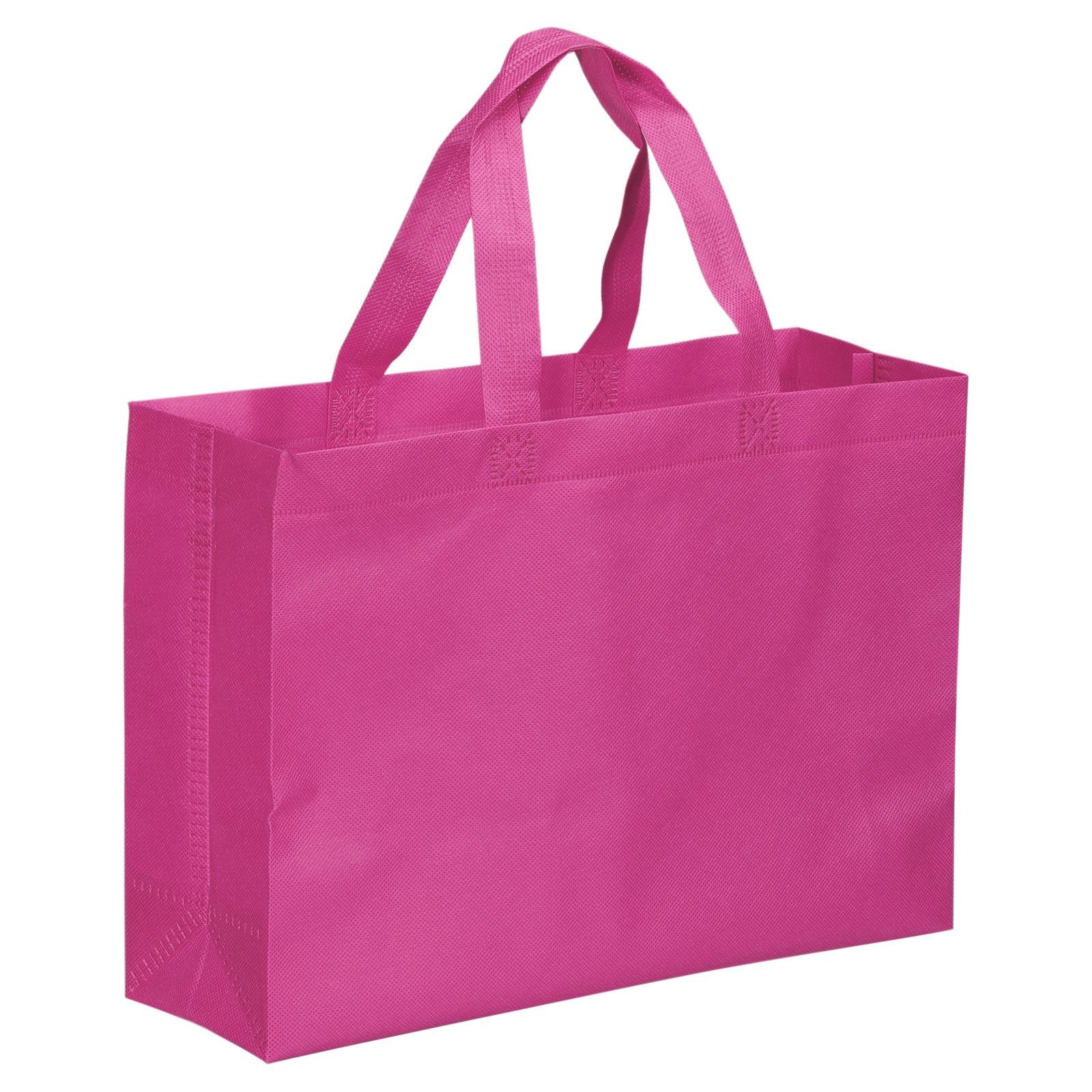 30x40cm Reusable Gift Bags 10pcs Nonwoven Shopping Bag Red Pink