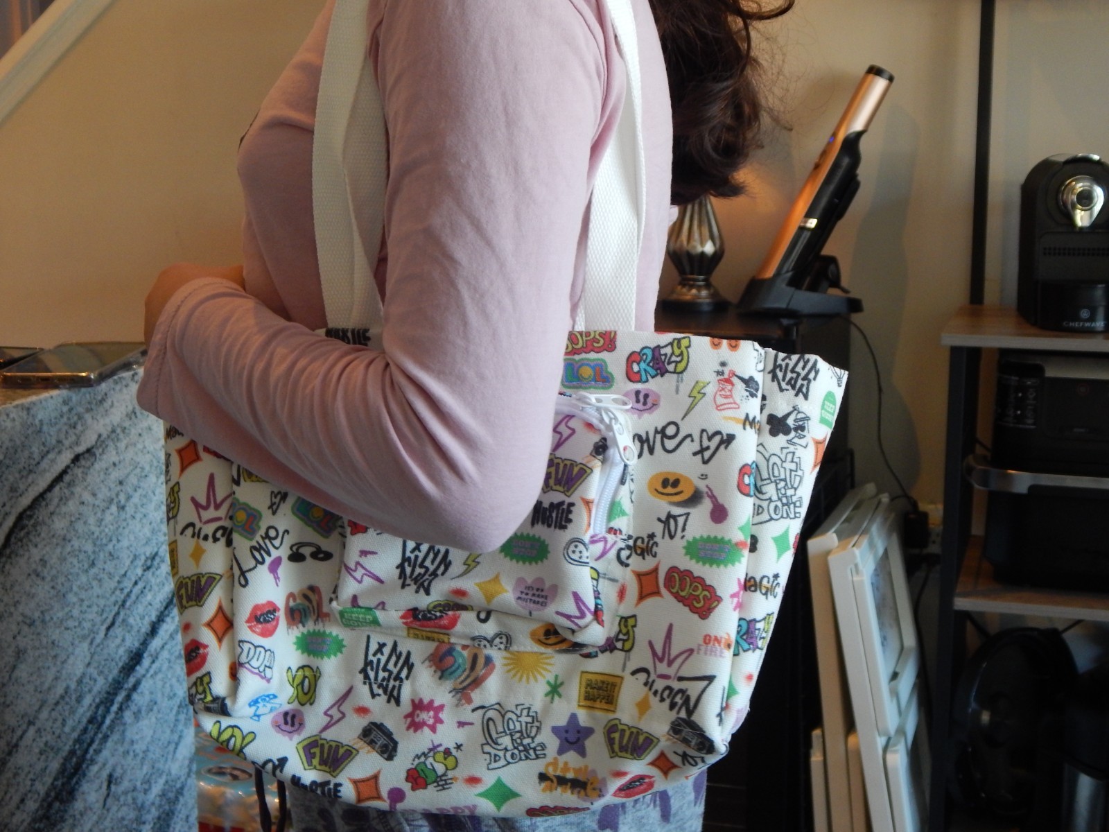 Reusable Canvas Tote Bag Small | 14 oz Heavy-Duty | Eco-Friendly Grocery Bag