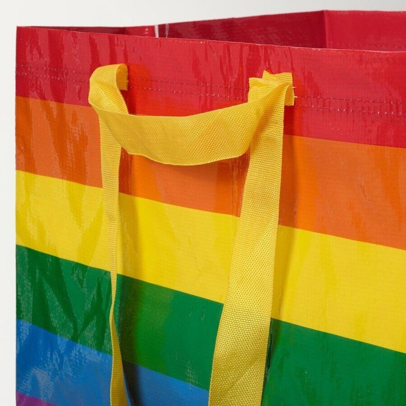 Ikea Bag Fraka 1 Large + 1 Small Rainbow Reusable LGBT Storstomma NEW Set of 2
