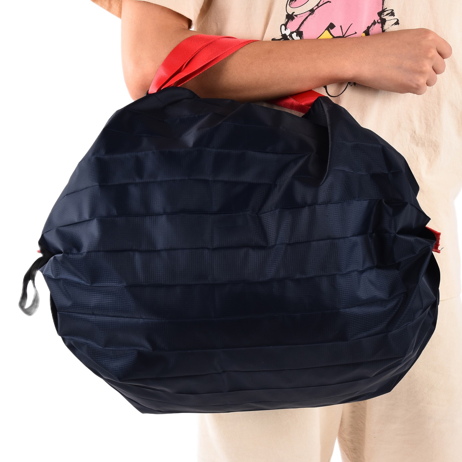 Reusable Oxford Cloth Shoulder Bag Eco-friendly High Capacity For Groceries