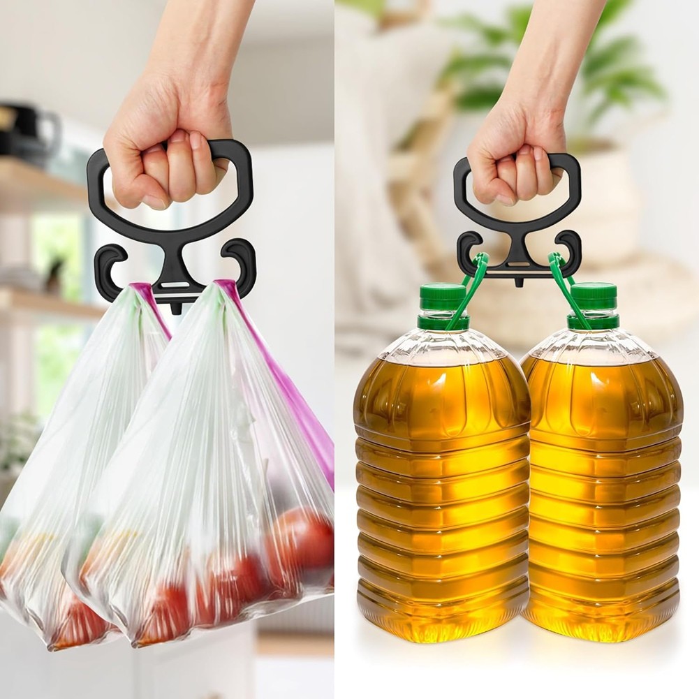 Grocery Bag Carrier, Shopping Bag Holder Handle Carrier, 2 Pack Heavy Duty3426