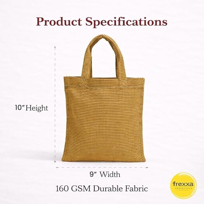 15 x 16 inch Eco-Friendly HDPE Carry Bag | Reusable Grocery & Market / 7 bags