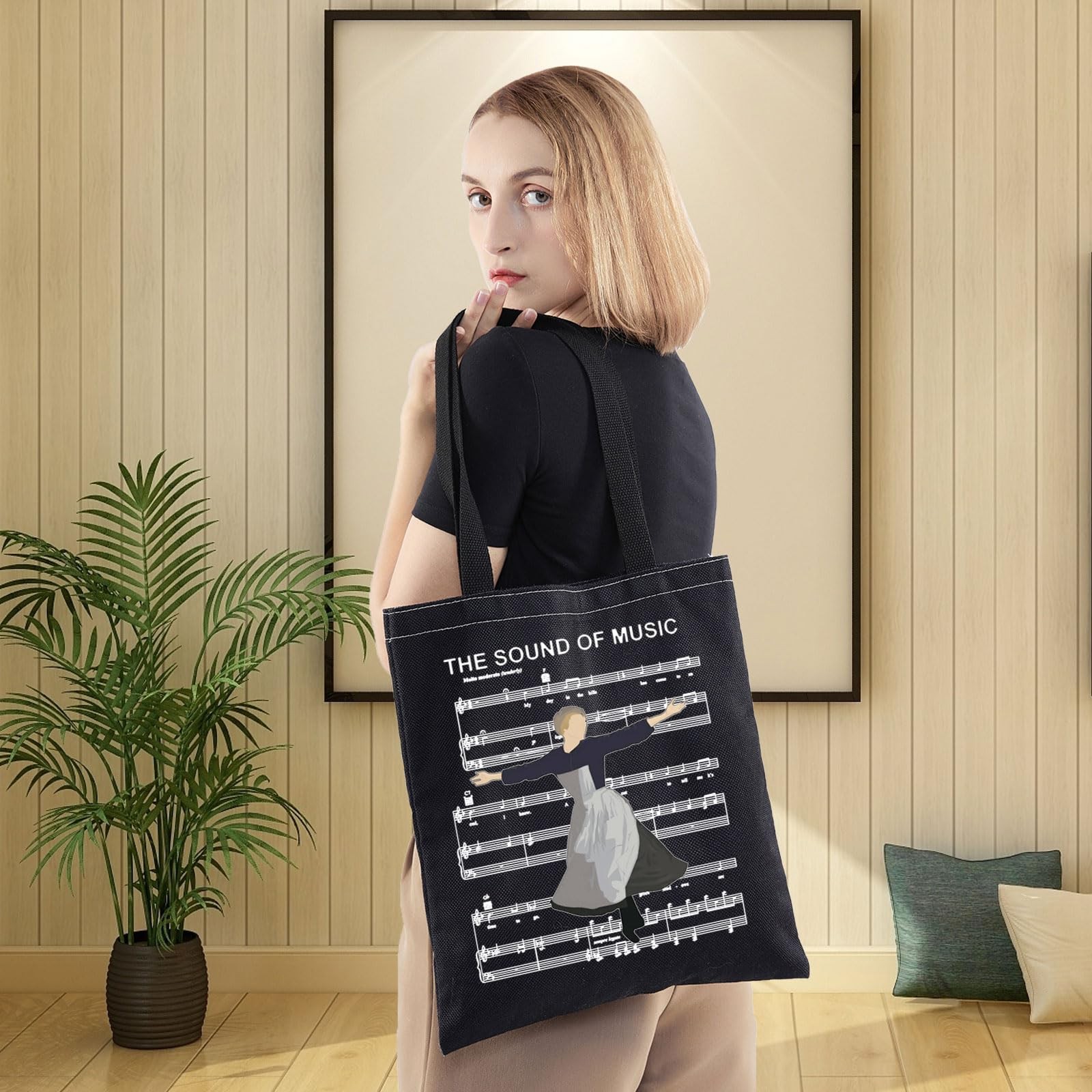 Maria Musical Tote Bag Julie Andrews Fans Gift Maria Theatre Reusable Grocery…