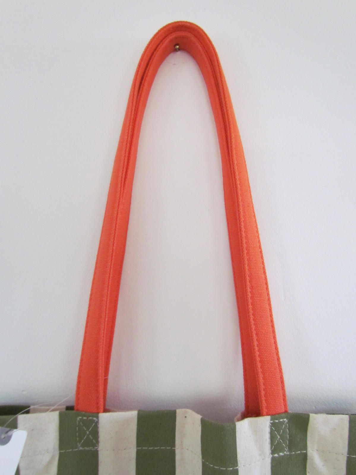 NEW Anthropologie Celandine Tote Bag & Sunglass Case Green Stripe NWT