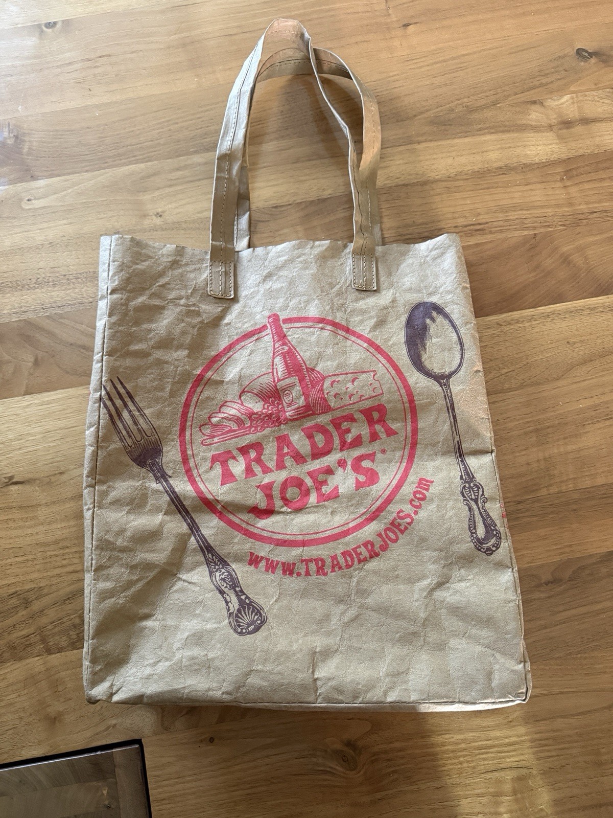 Iconic Trader Joe’s Eco Reusable (Washable) Grocery Paper Bag [14” X 11.5” X 7”]