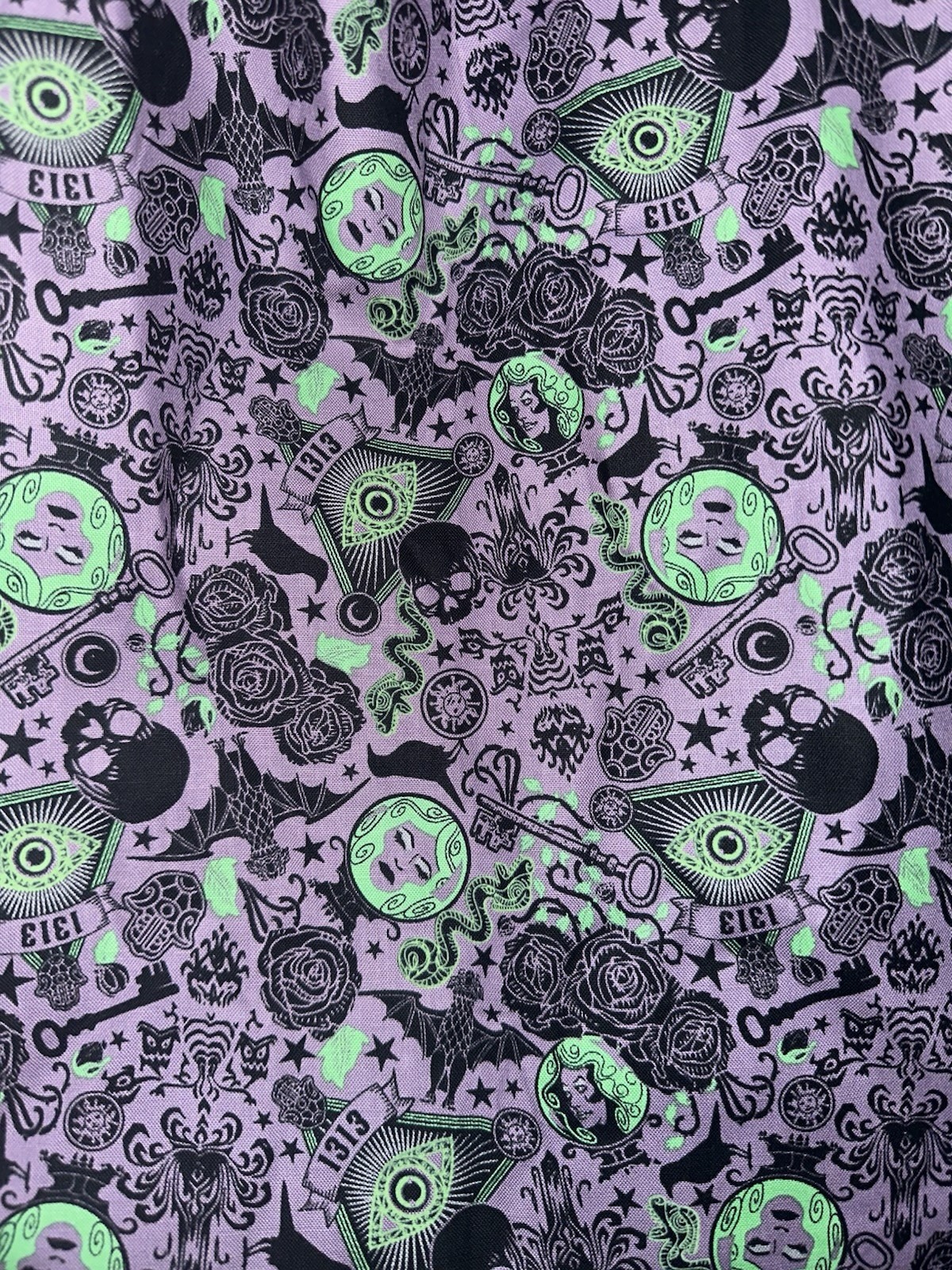 Disney’s Haunted Mansion Handmade Tote & Market Bag Washable Reversible Sturdy