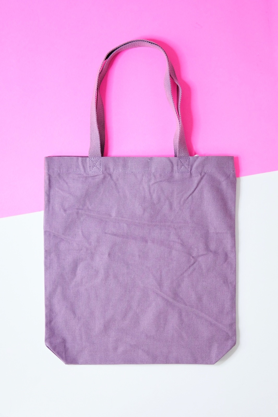 Roots Cooper Tote Bag Cotton Canvas Raisin Purple Beaver Reusable Shopping
