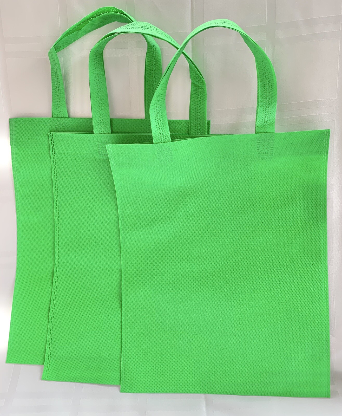 500 Reusable Grocery Shopping Totes Bags Recycled Eco Friendly 13”x 15”
