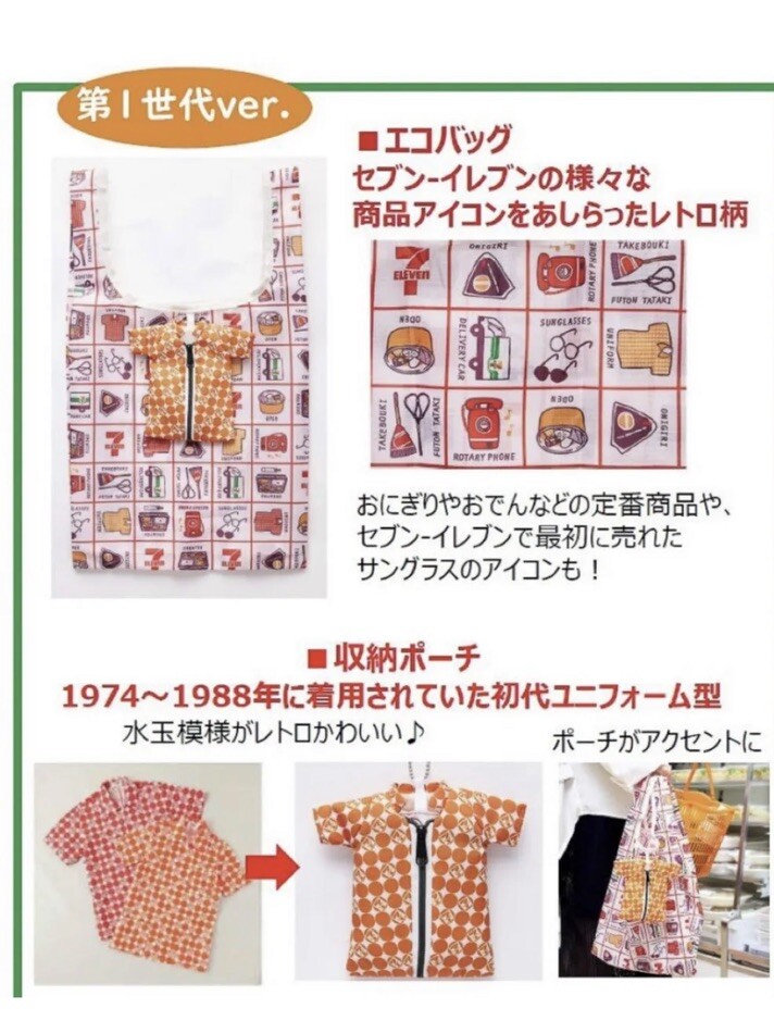 Limited 1 Edition! JAPAN 7-Eleven 50th Anniversary FANBOOK Tote Eco Bag/Bag Only