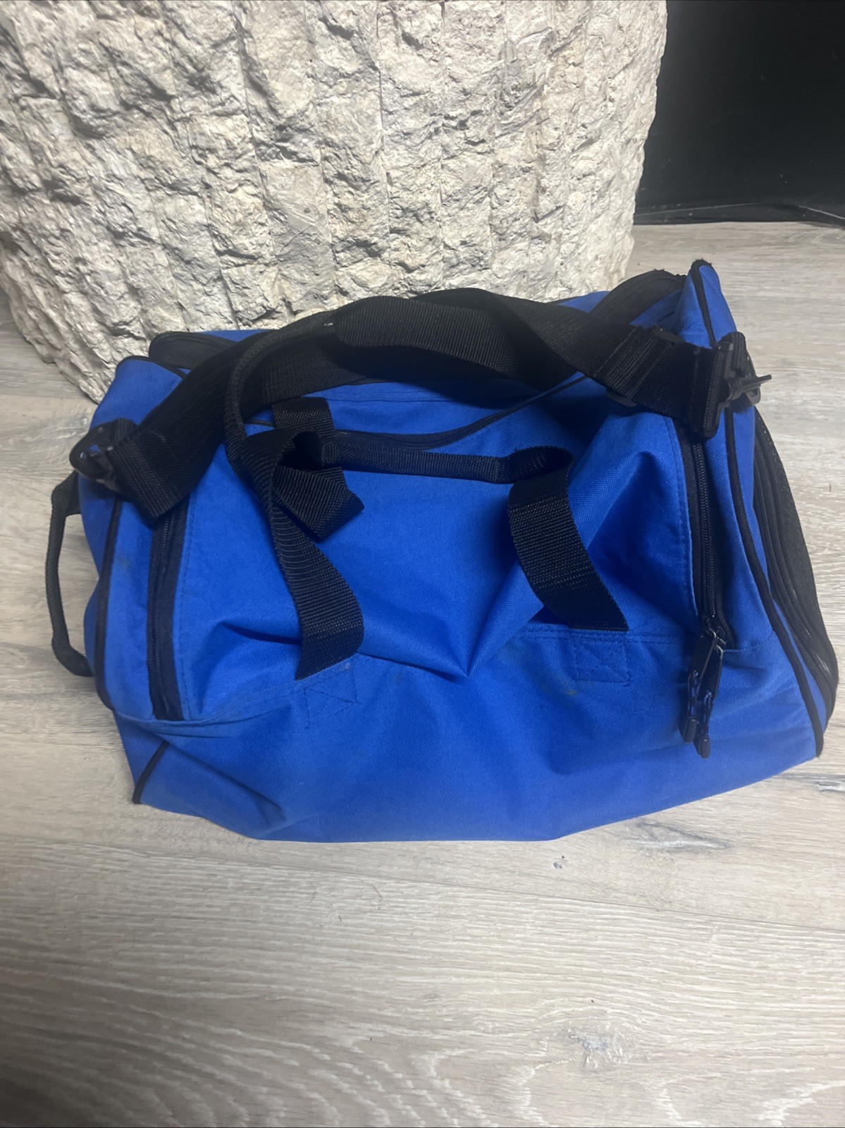 WAWA Duffle Bag 1990s Rare Old Logo Wawa Goose Logo Vintage Dark Blue 30in Long