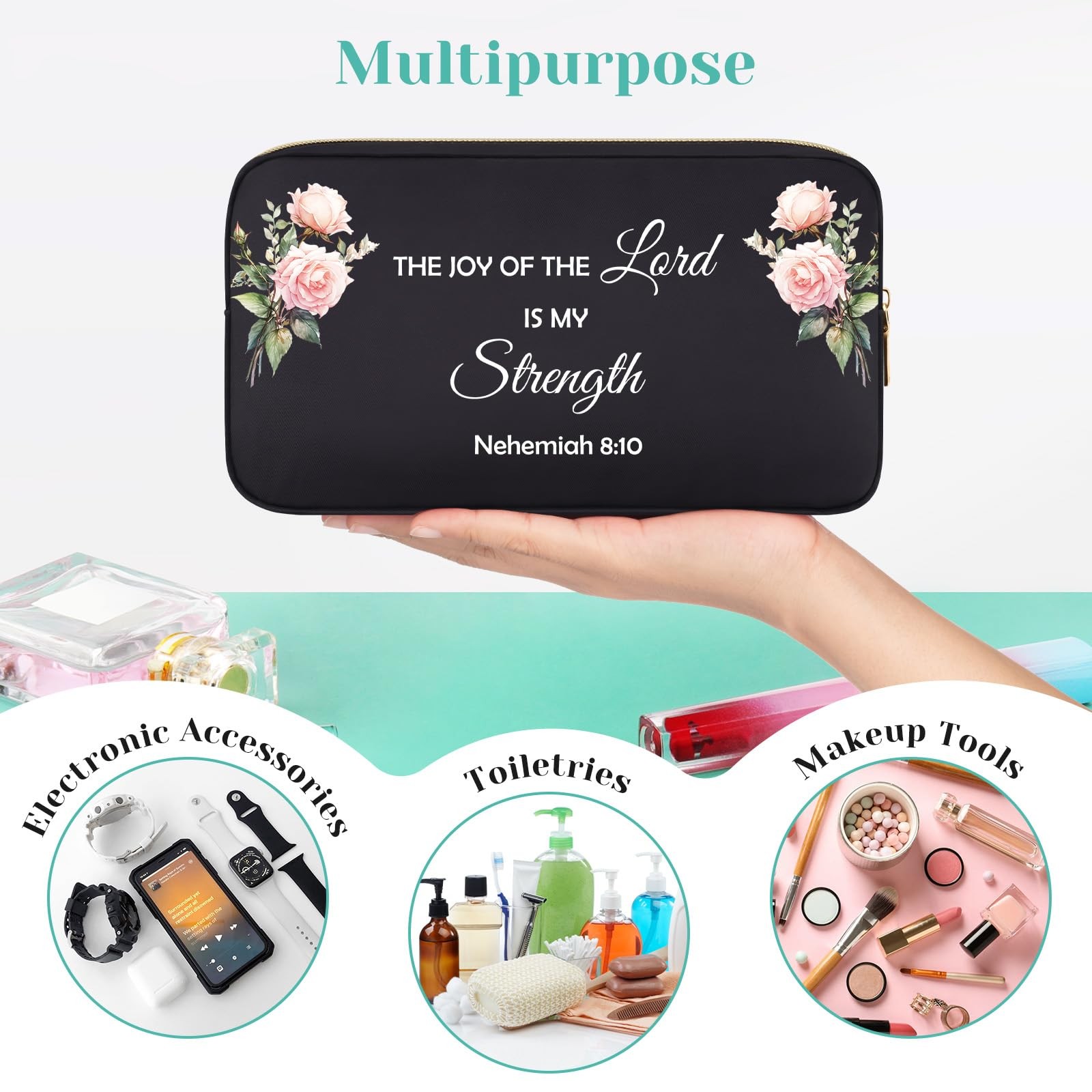 Inspirational Bible Verse Gifts Christian for Women Faith Nehemiah 8:10