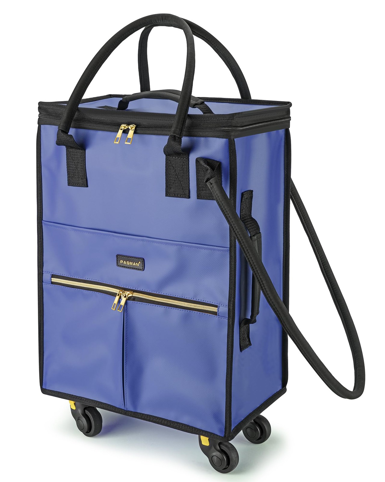 Reusable Grocery Bag on Wheels, Foldable Rolling Duffle Bag, Carry on Luggage…