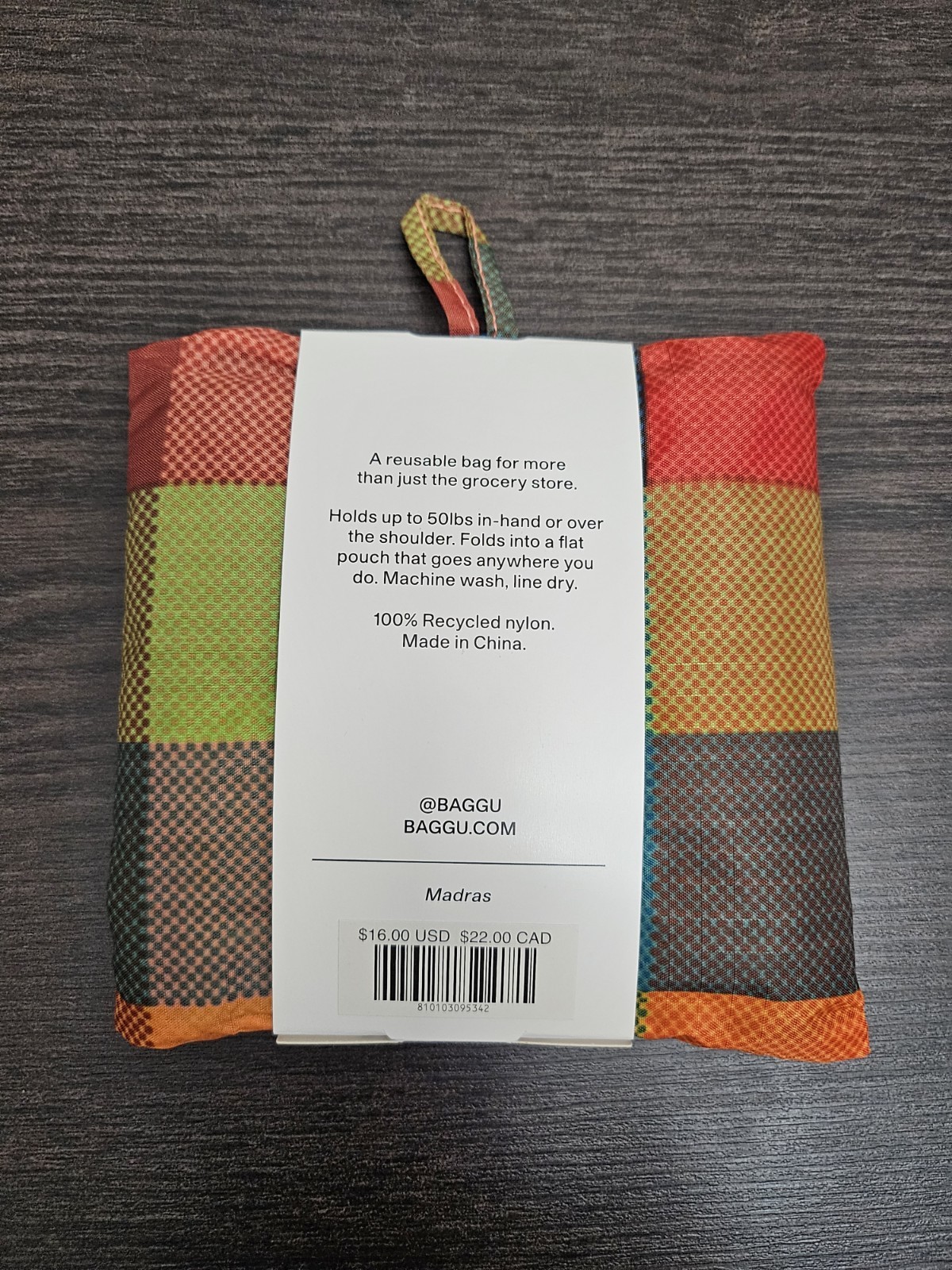 Baggu UO Exclusive Standard Reusable Bag (Madras)