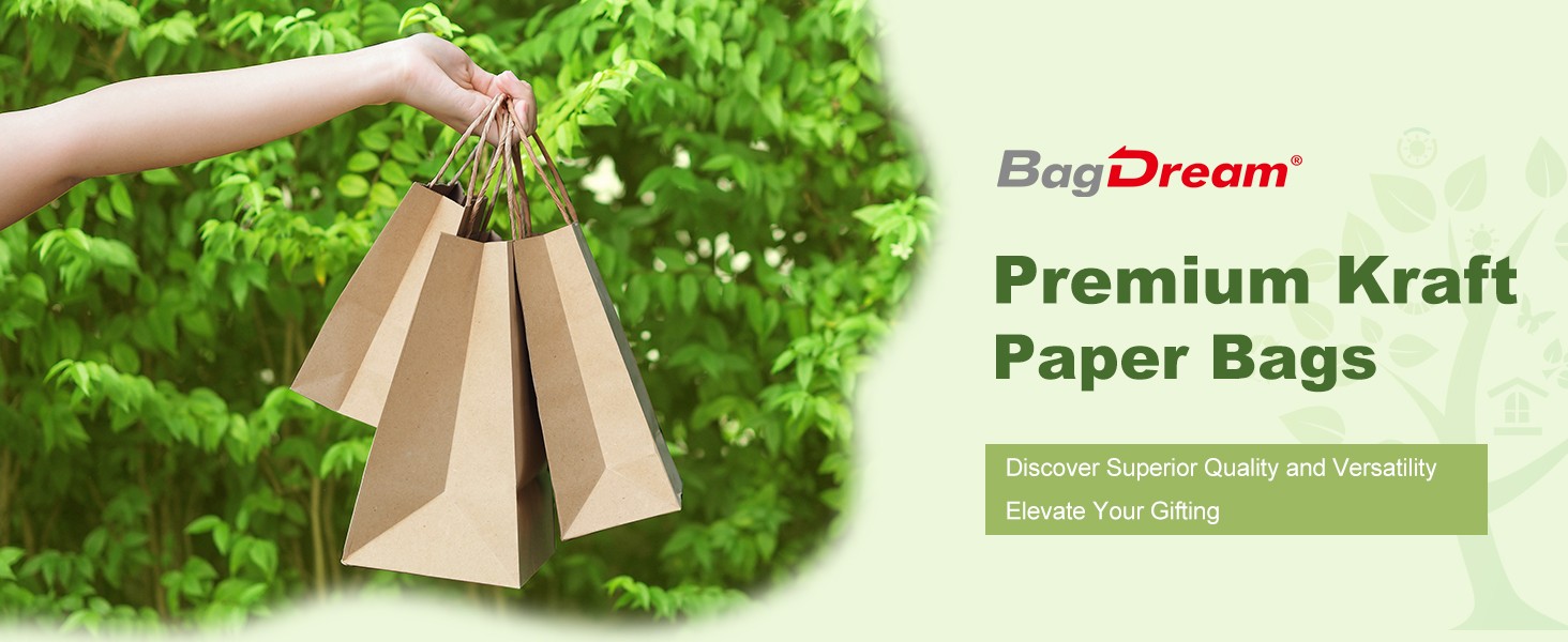 50 Pack 3.5×2.4×6.7 Inches Small Kraft Paper Bags with Handles Bulk Mini Party