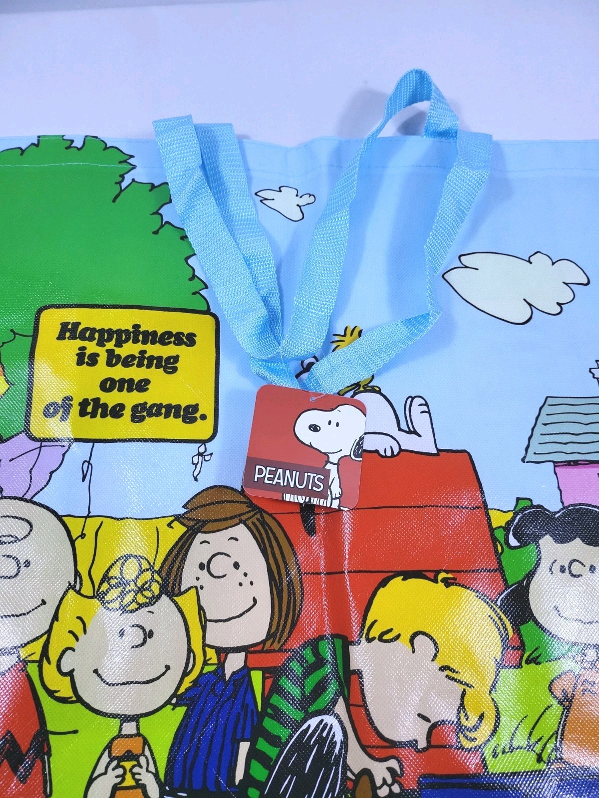 Peanuts Gang New Reusable Shopping Bag Grocery Travel Bag 19.5″x17.5″x7.25″