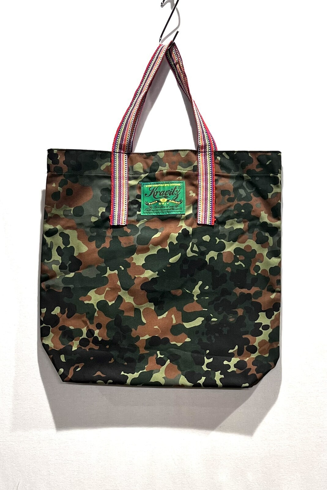 Kravitz Krabag Cotton Eco Tote Shopping Shoulder Hand Bag Blue 14x14in KB1-253