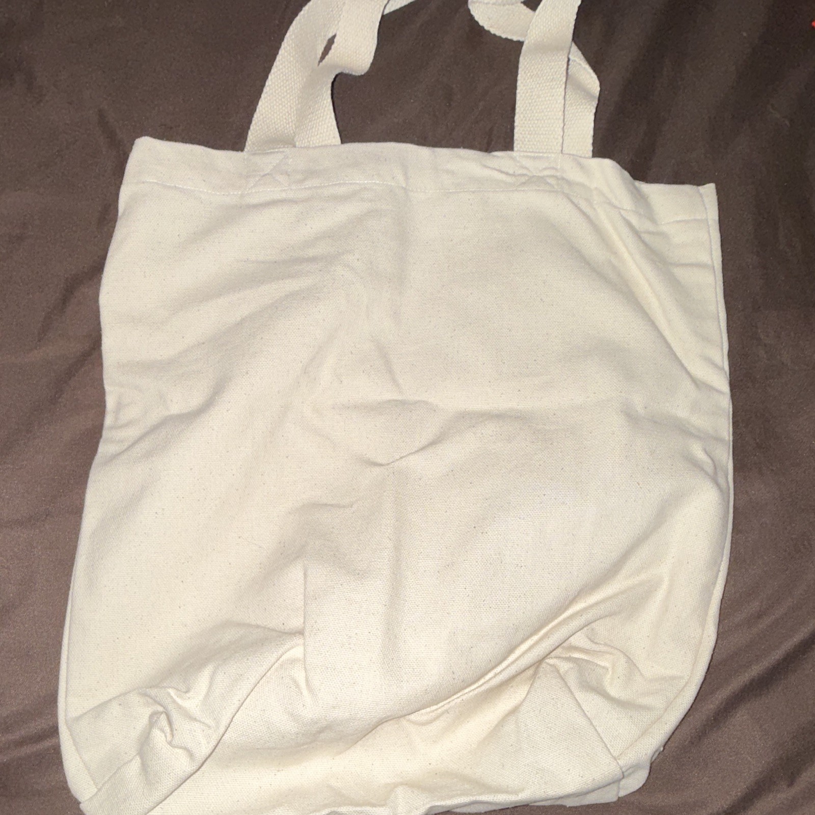 Wicked Pink & Green Forever White Canvas Tote Reusable Bag 10x10x10 in