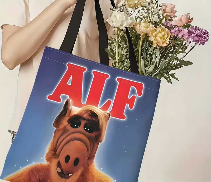 ALF 1980’s Comedy TV Show Reusable Tote Shopping Bag Double Handles Free Post #B