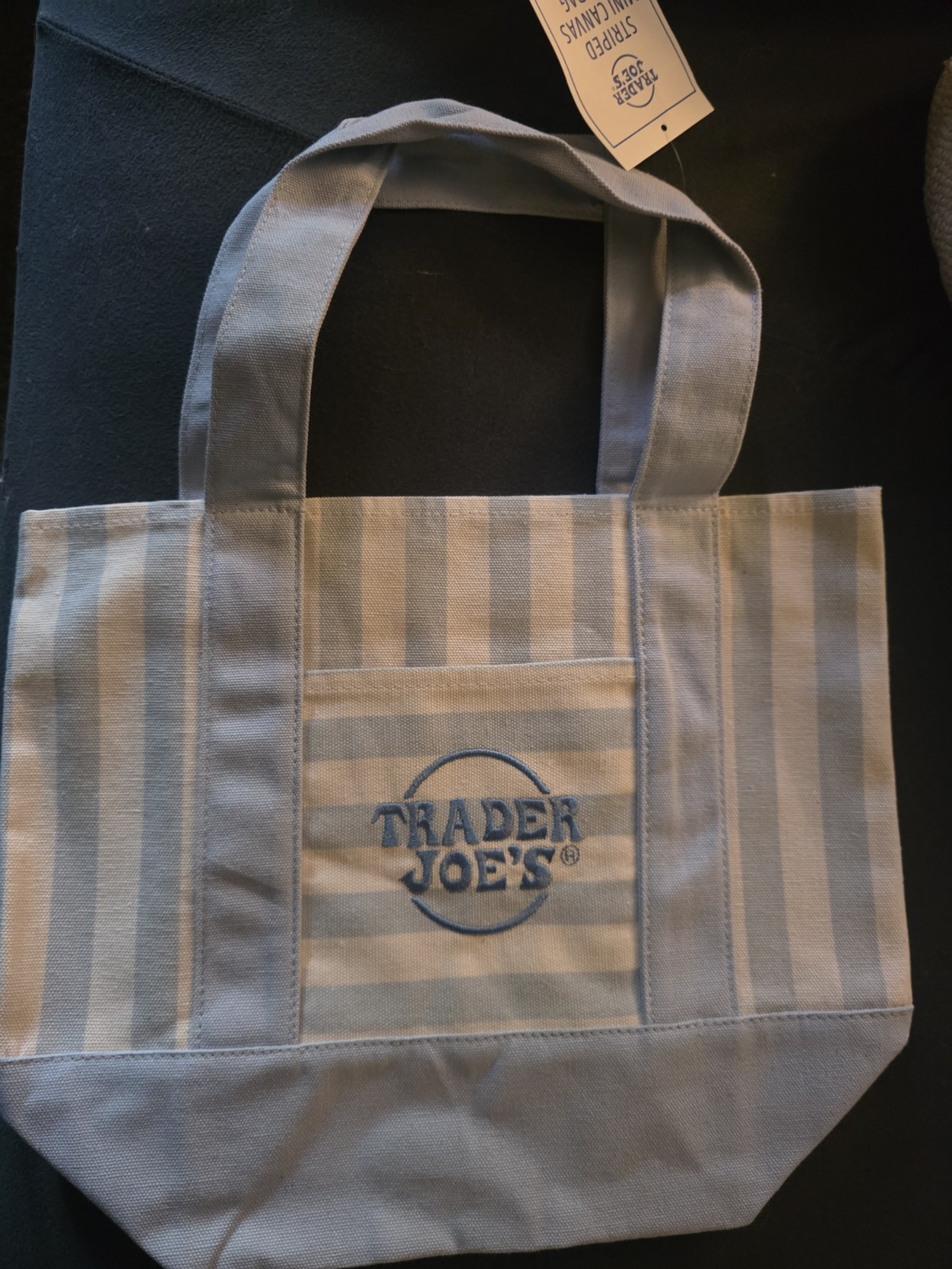 LATEST RELEASE! Trader Joe’s Striped Mini Canvas Tote Bag–Summer 2026 Collection