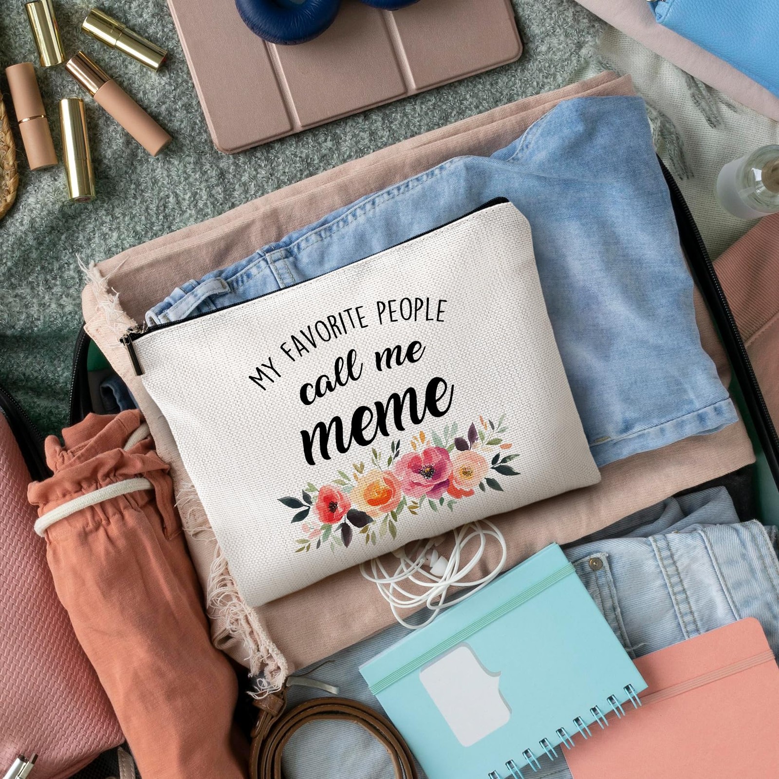 DILSJ Meme Gifts Makeup Bag, Grandma For Christmas From Grandkids meme