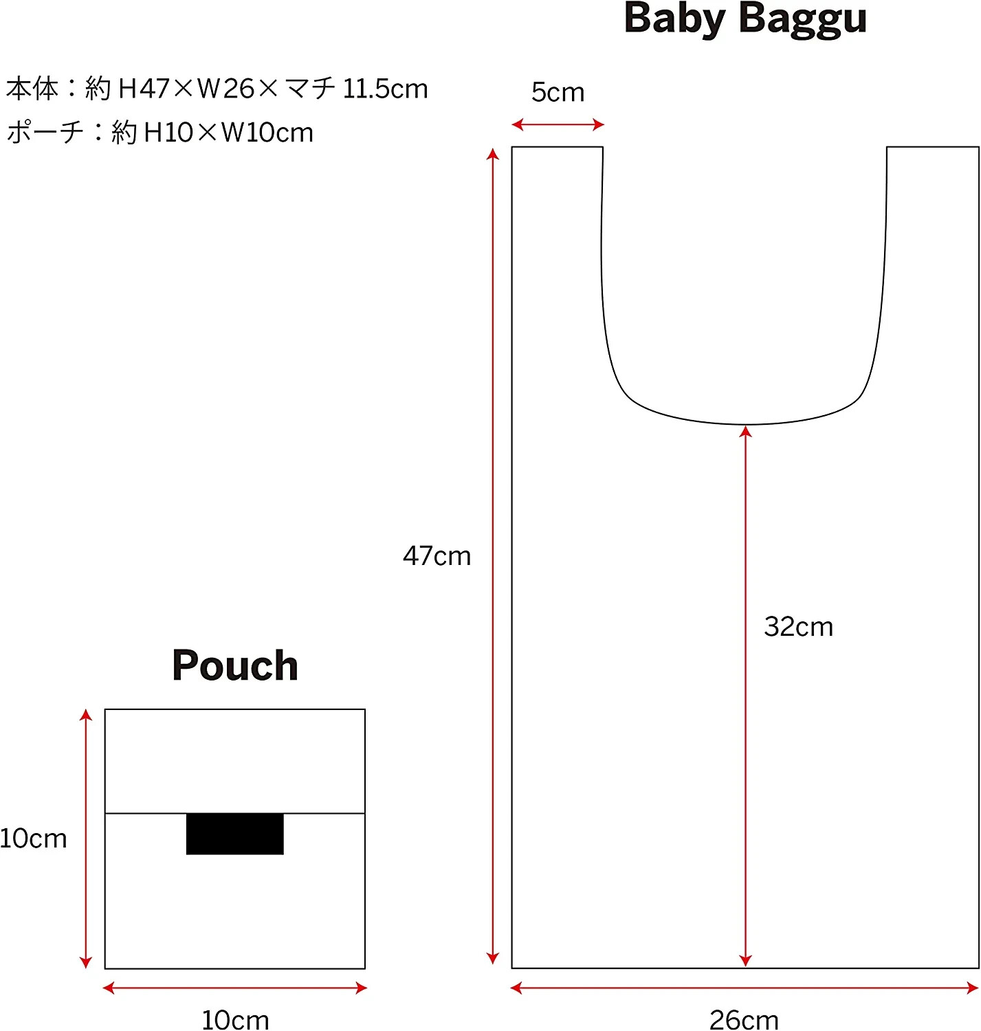 BAGGU Baby Eco Friendly Bag small size folding Eco bag Japan limited Cat