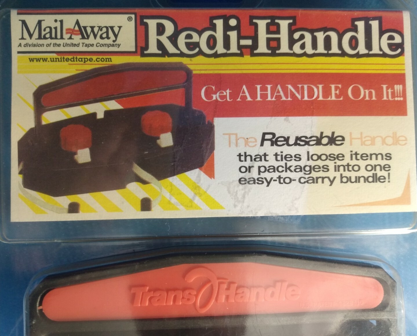 NEW Old Stock Redi-Handle Reusable Carry Handle 2 straps Sealed Vintage
