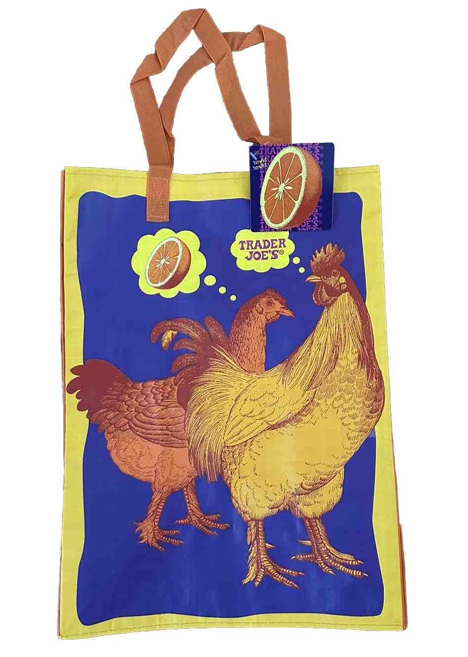 TRADER JOE’S “ORANGE CHICKEN” Rare Reusable Shopping Bag New With Tags NWT