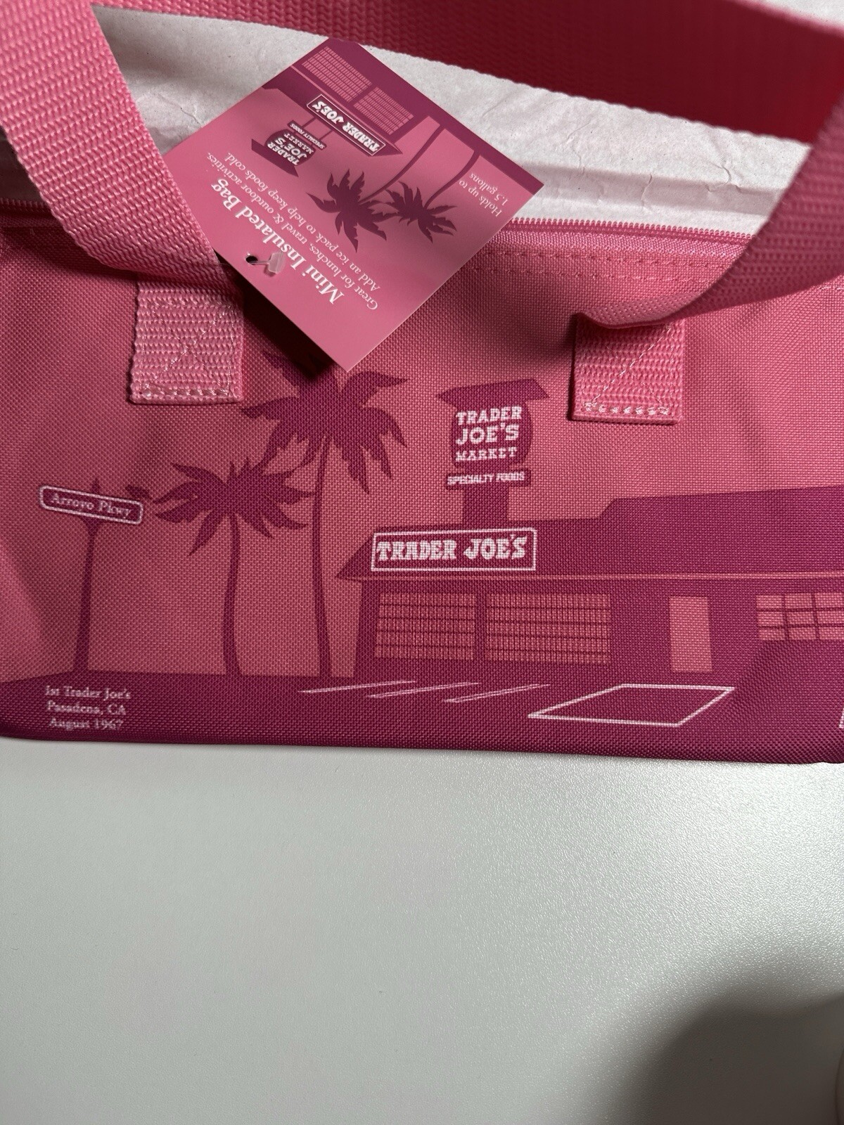 Trader Joe’s Valentines Day Mini Insulated Tote Bag Bundle Pink & Lavender
