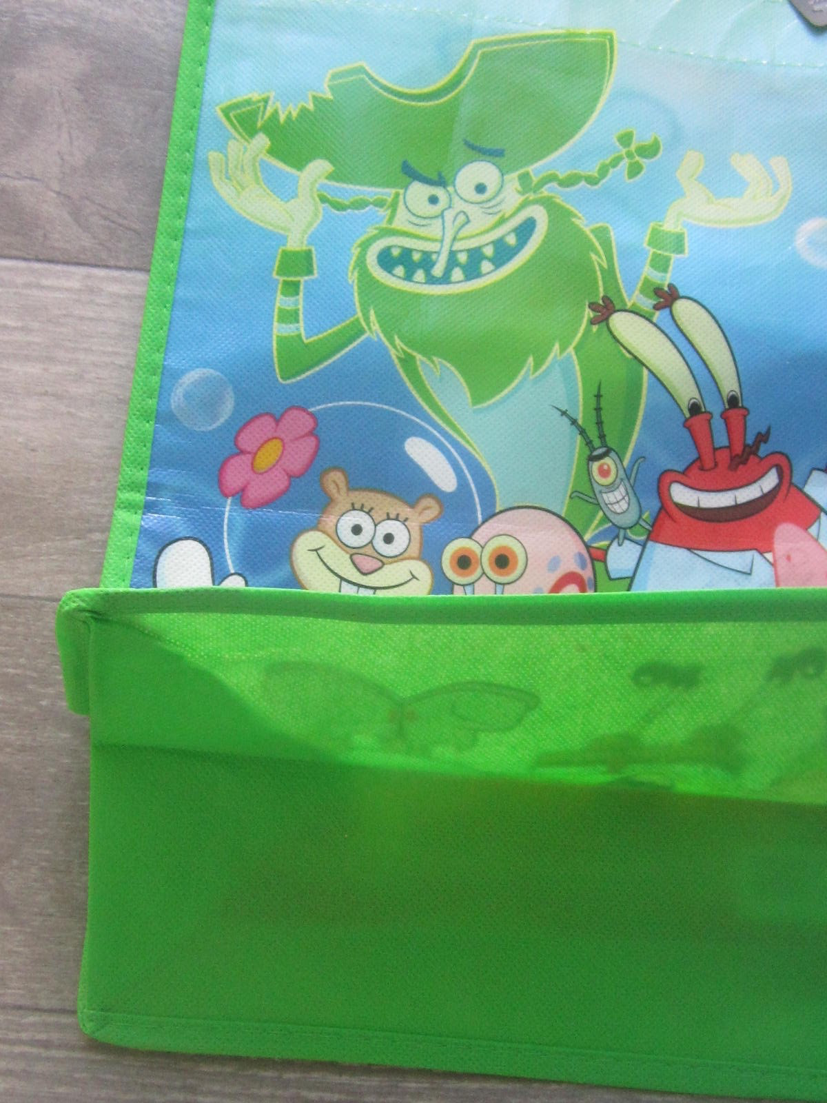 Nickeloden SpongeBob SquarePants 13″x 13″ x 6″ Shopping Bag/Tote With Handle New