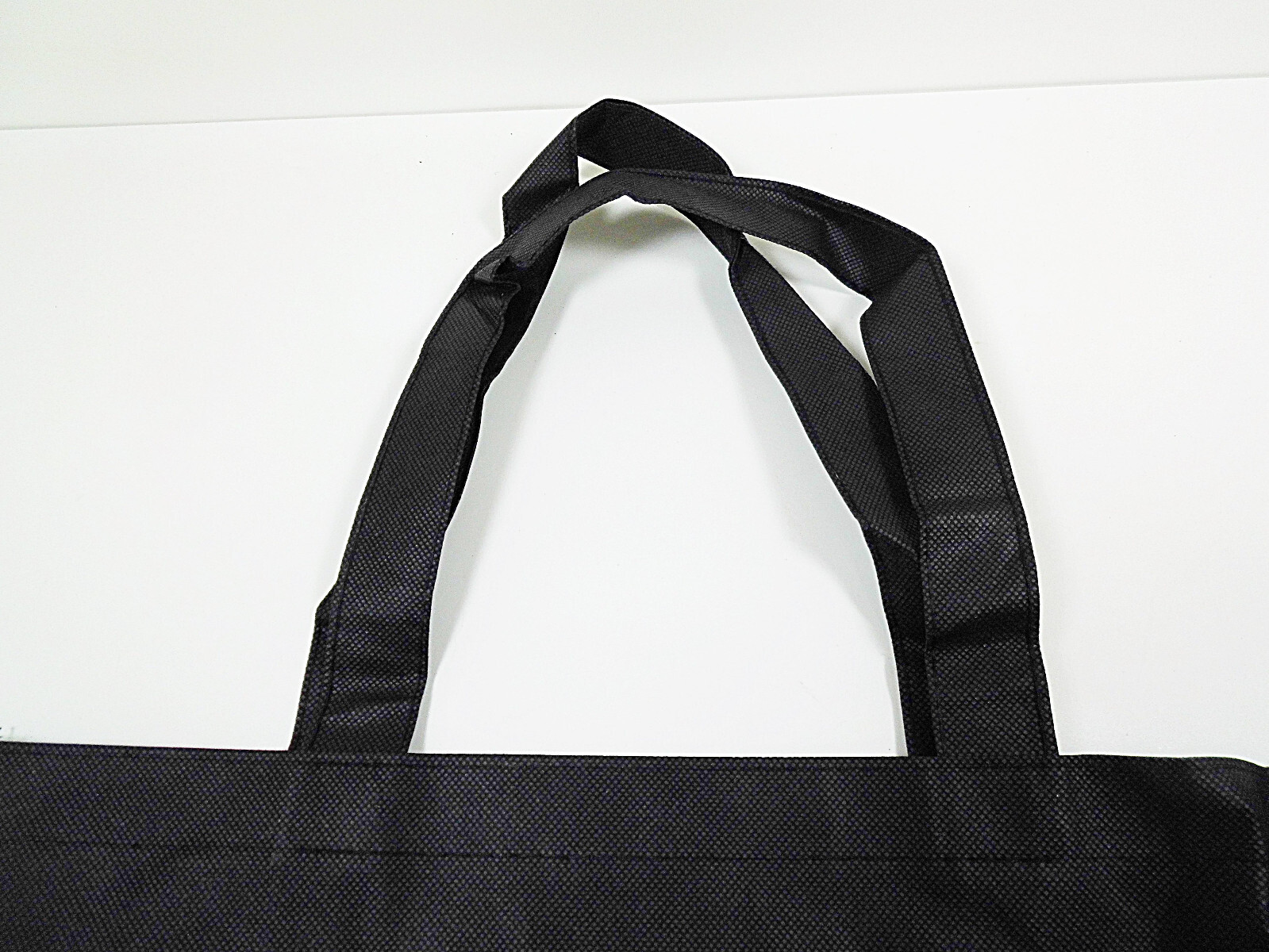 6 Tote Bags Shopping Bag 15″x15″ Red Black Tan Colors Solid Color Nylon Handbag