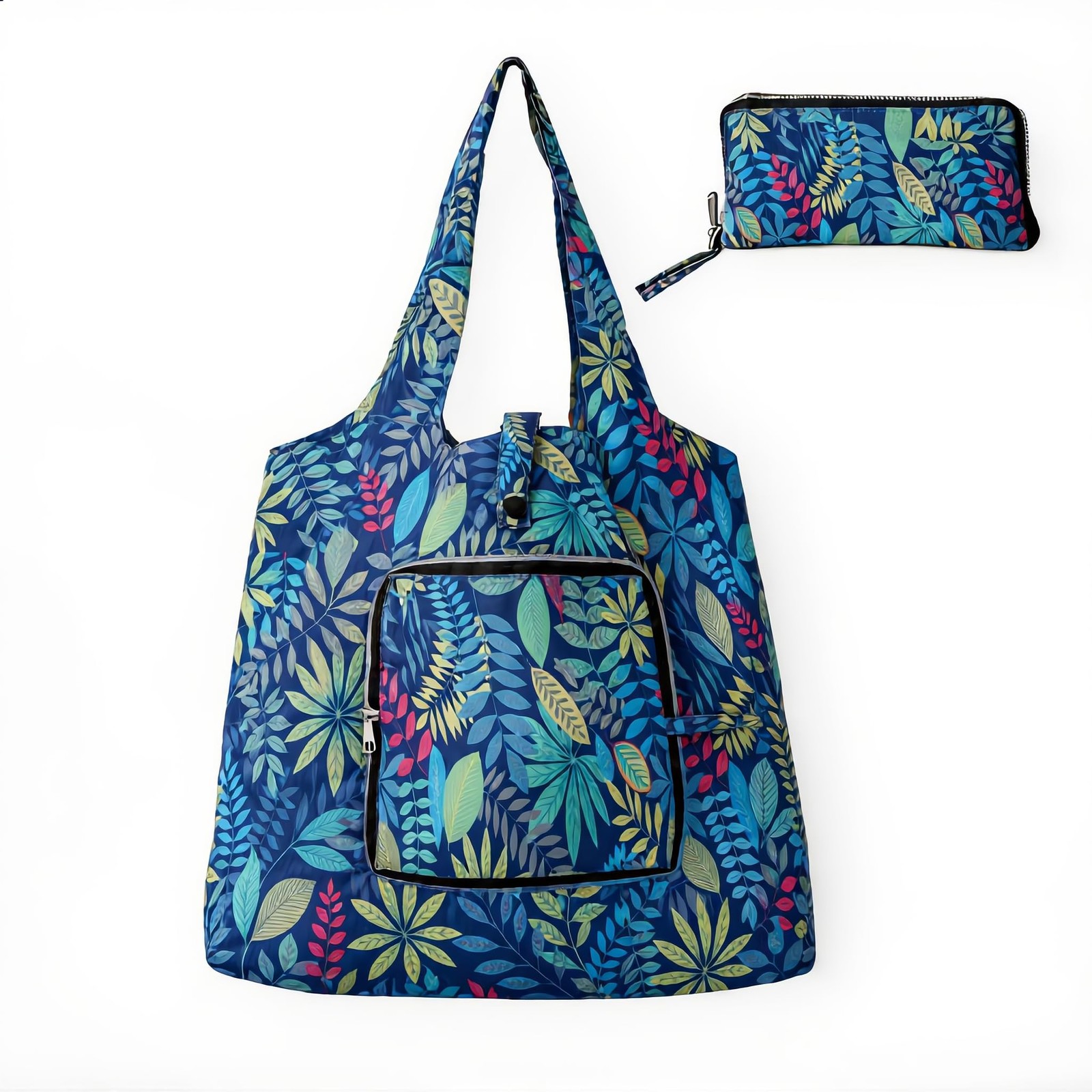 Foldable Reusable Grocery Bags, Waterproof Lightweight Shopping Tote with Poc…