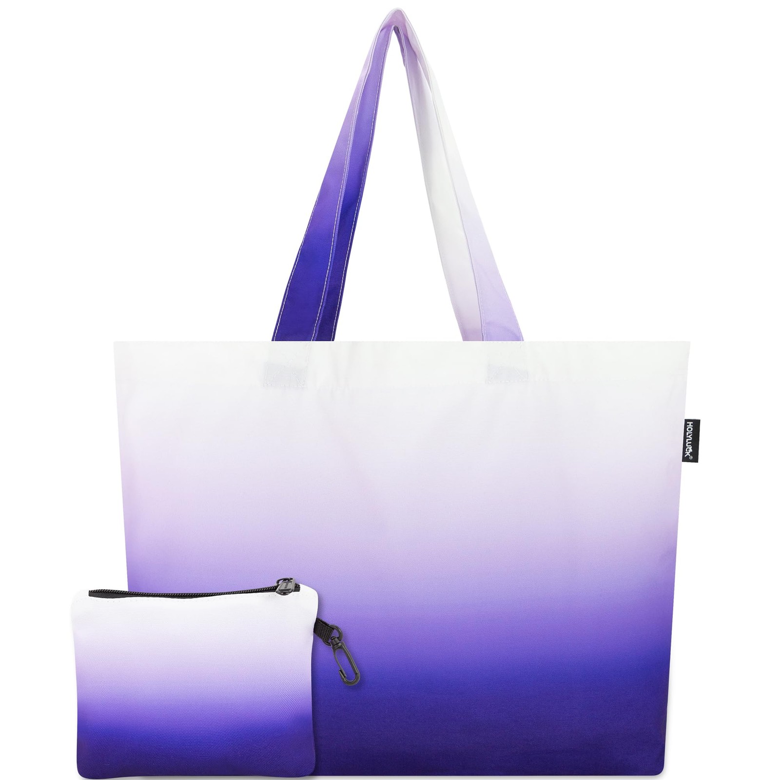 Tote Bag With Detachable Small Bag Foldable Reusable Grocery 20L Shopping Sack
