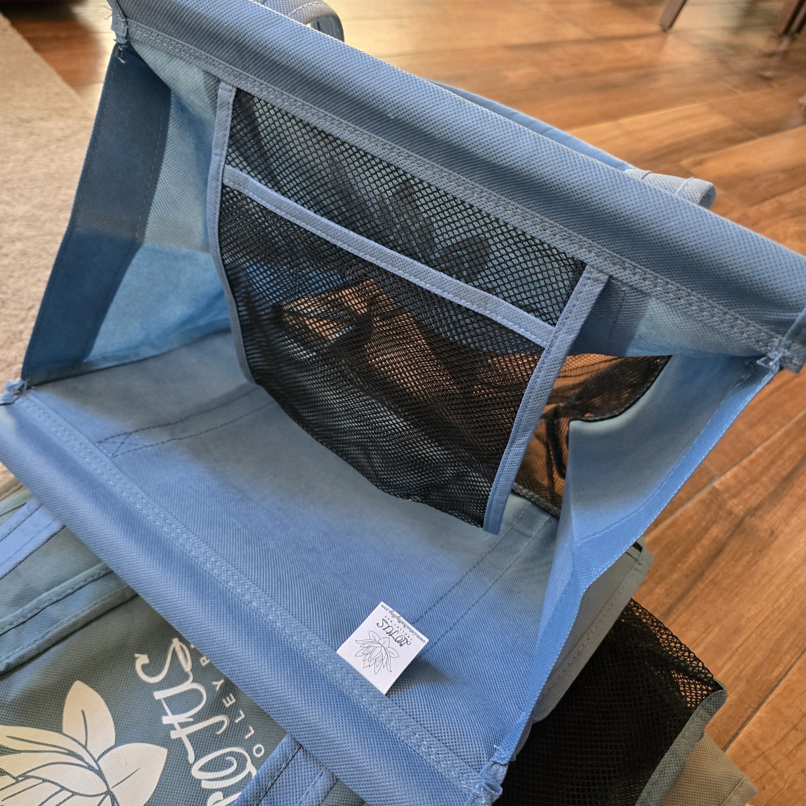 Lotus Trolley Bag hanging reusable grocery bags for shopping cart 4 bag set
