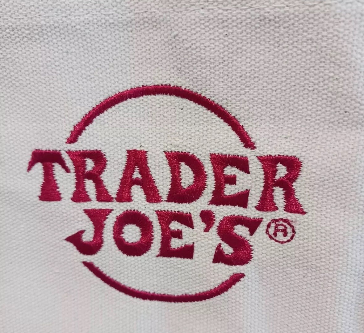 Trader Joe’s NEW Mini Canvas Tote Bag Reusable Limited Edition Color Red