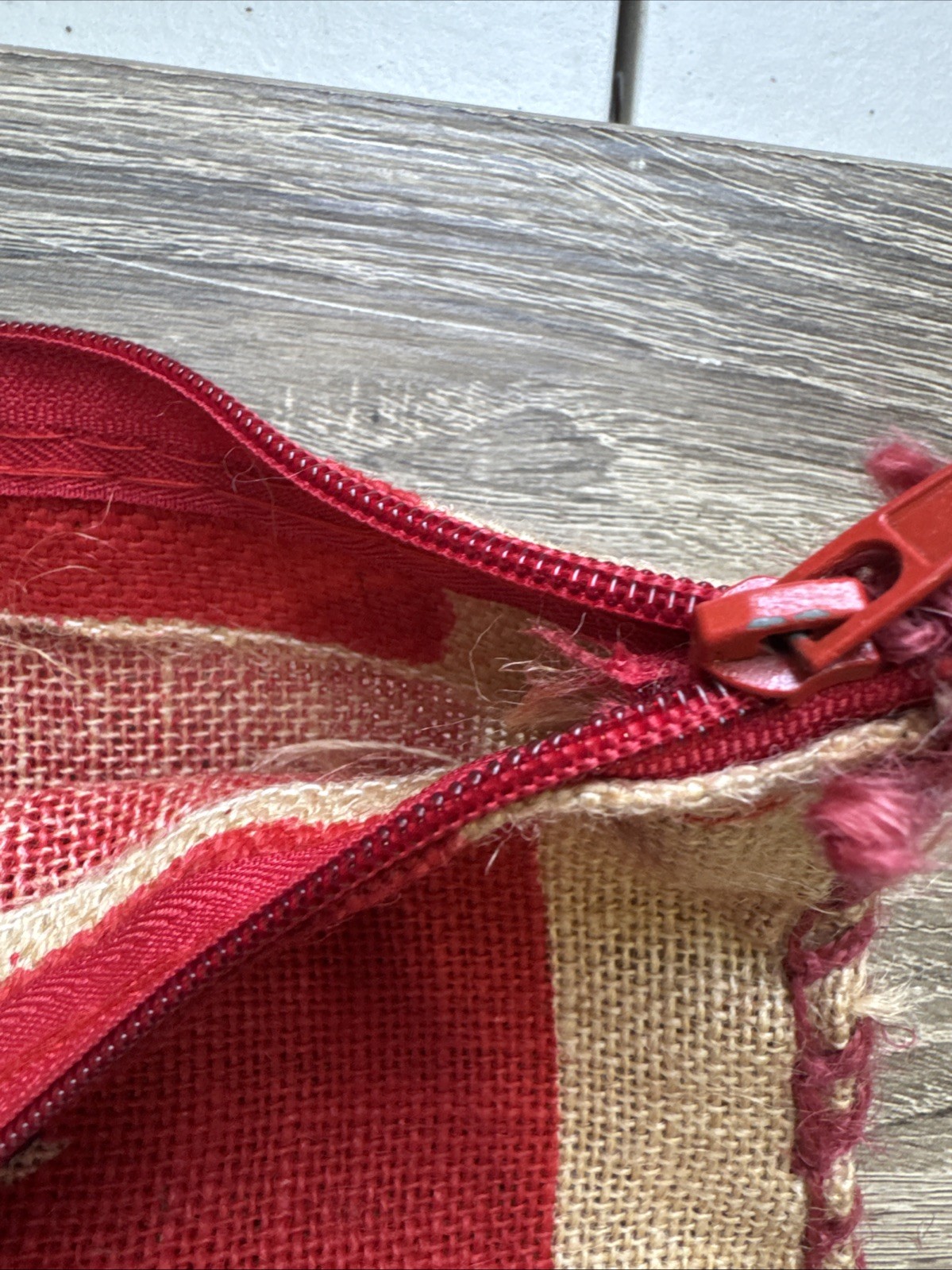 Royal Basmati Rice Burlap Tote Bag Handles Zipper Closure 20lb Size