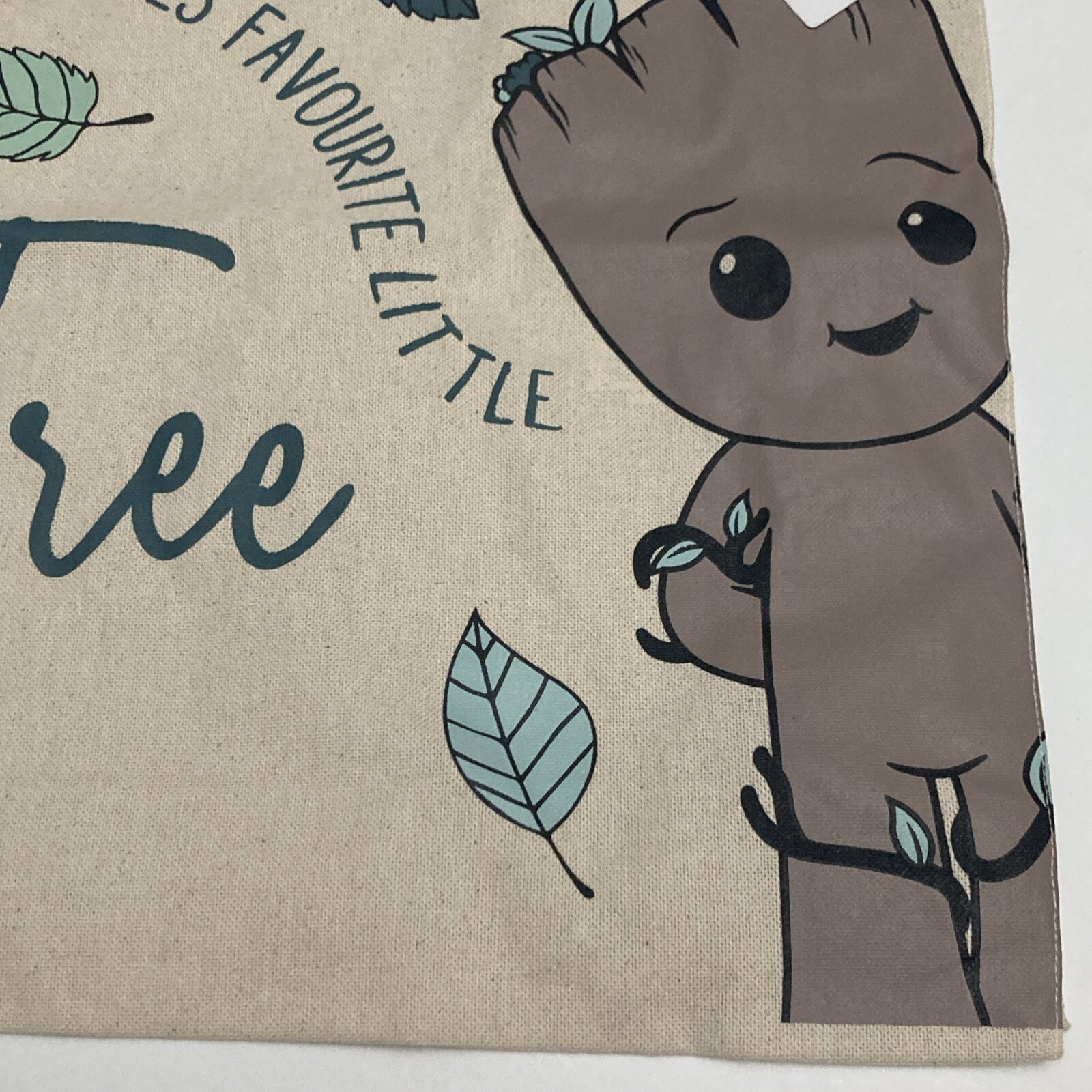 PRIMARK Marvel Groot Tote Bag Tree Guardians Galaxy Cotton Cloth Disney New