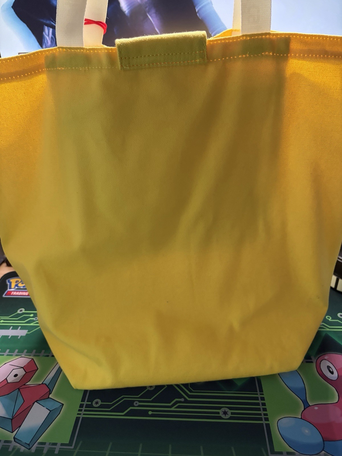 Pokemon X Target Reusable Canvas Yellow All-in Tote Bag Pikachu 30th Anniversary