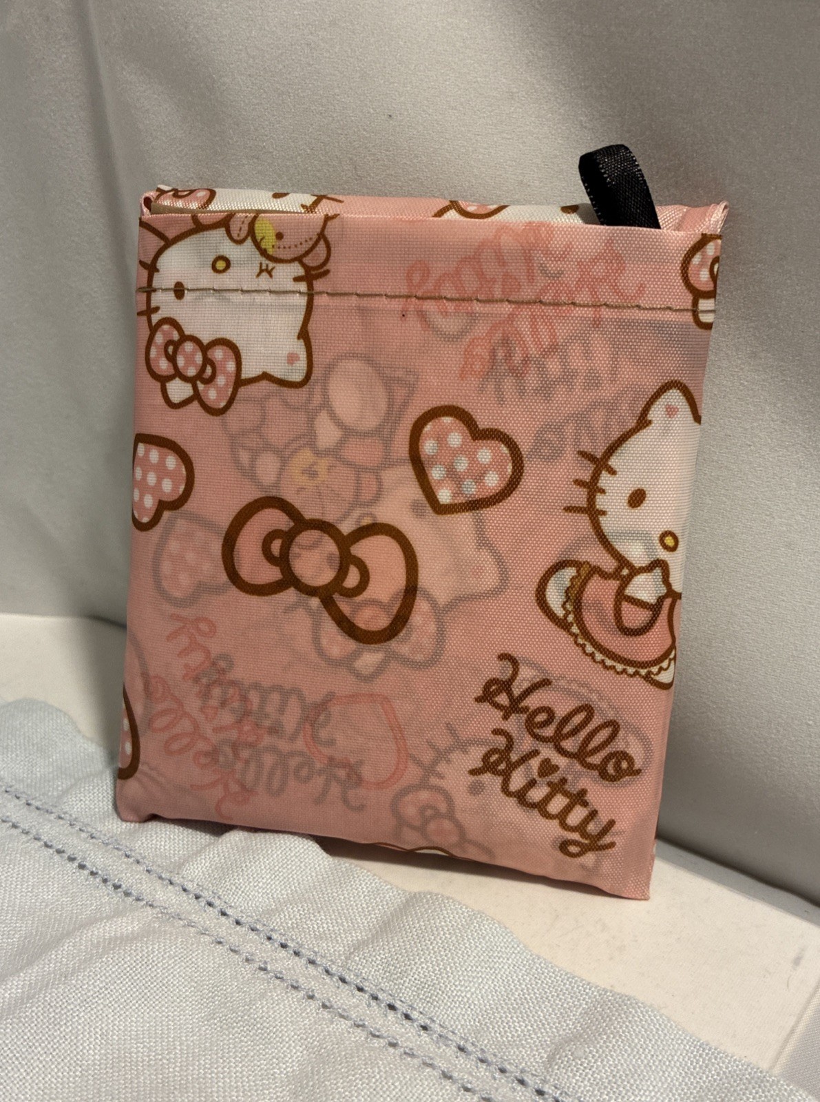 Hello Kitty Portable Foldable Reusable Shopping Shoulder Tote Bag 39x39cm