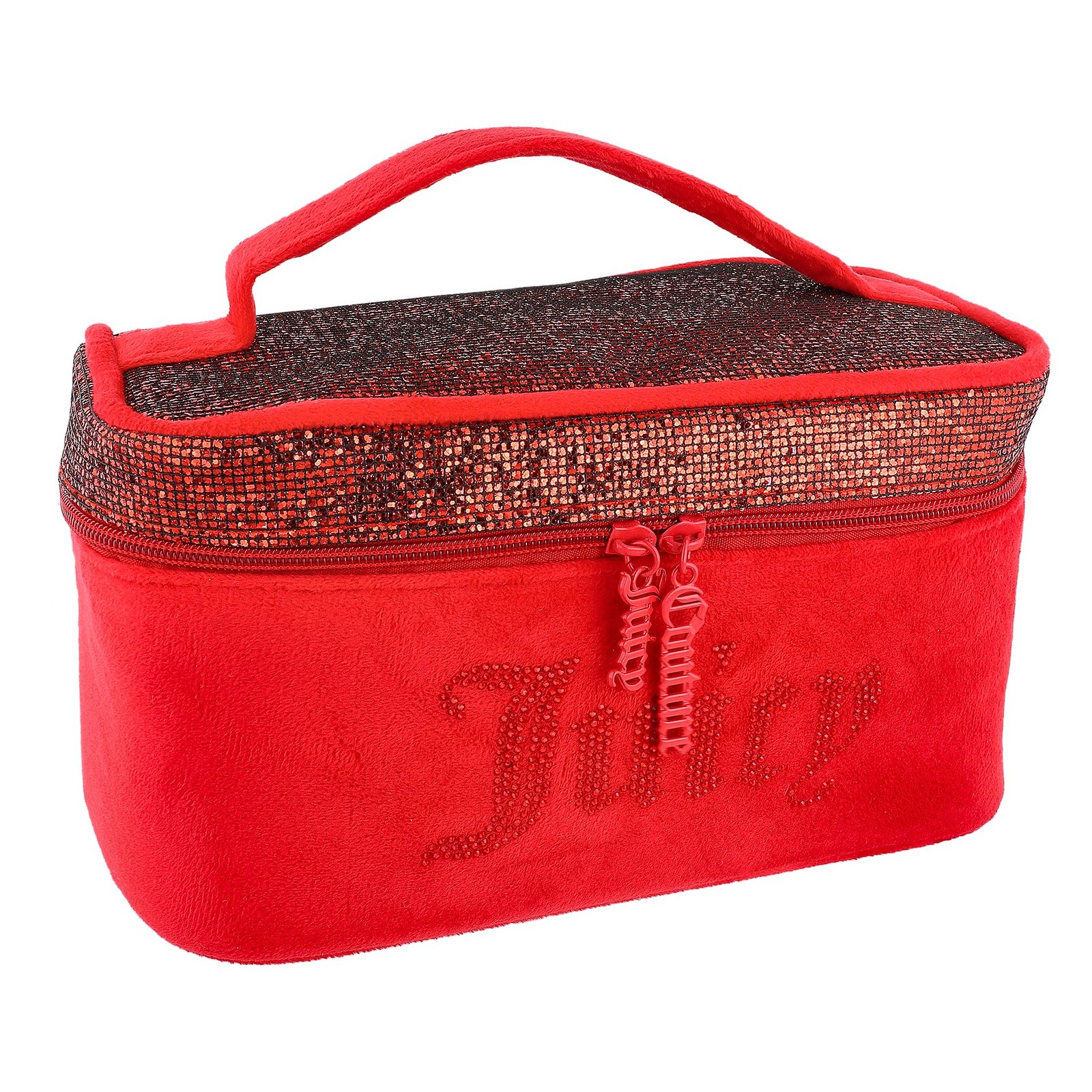 Juicy Couture Red Makeup Bag Cosmetics Organizer Travel One Size,
