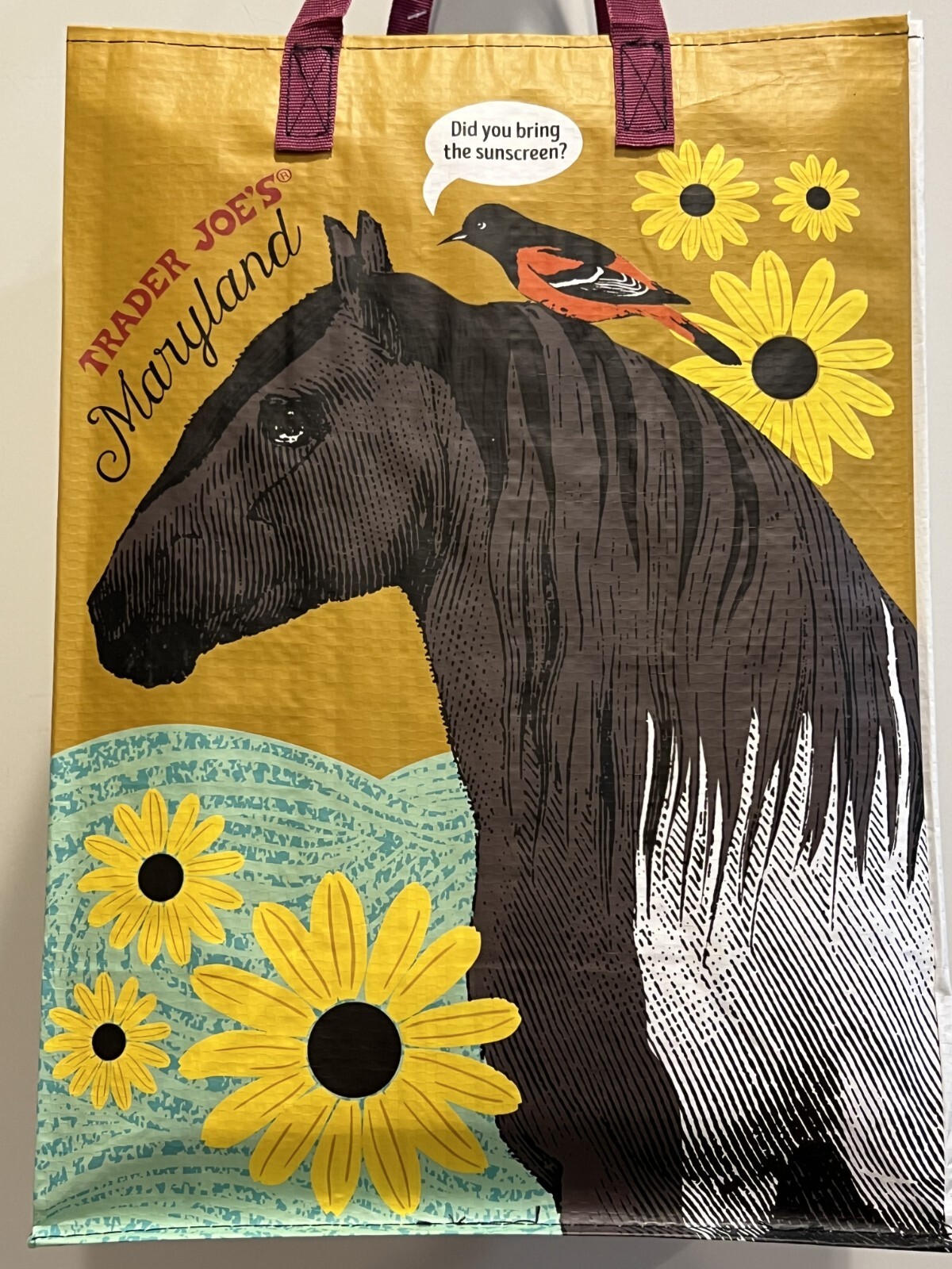 Trader Joe’s MARYLAND Regional Reusable Shopping Tote Bag – Collect ’em All!