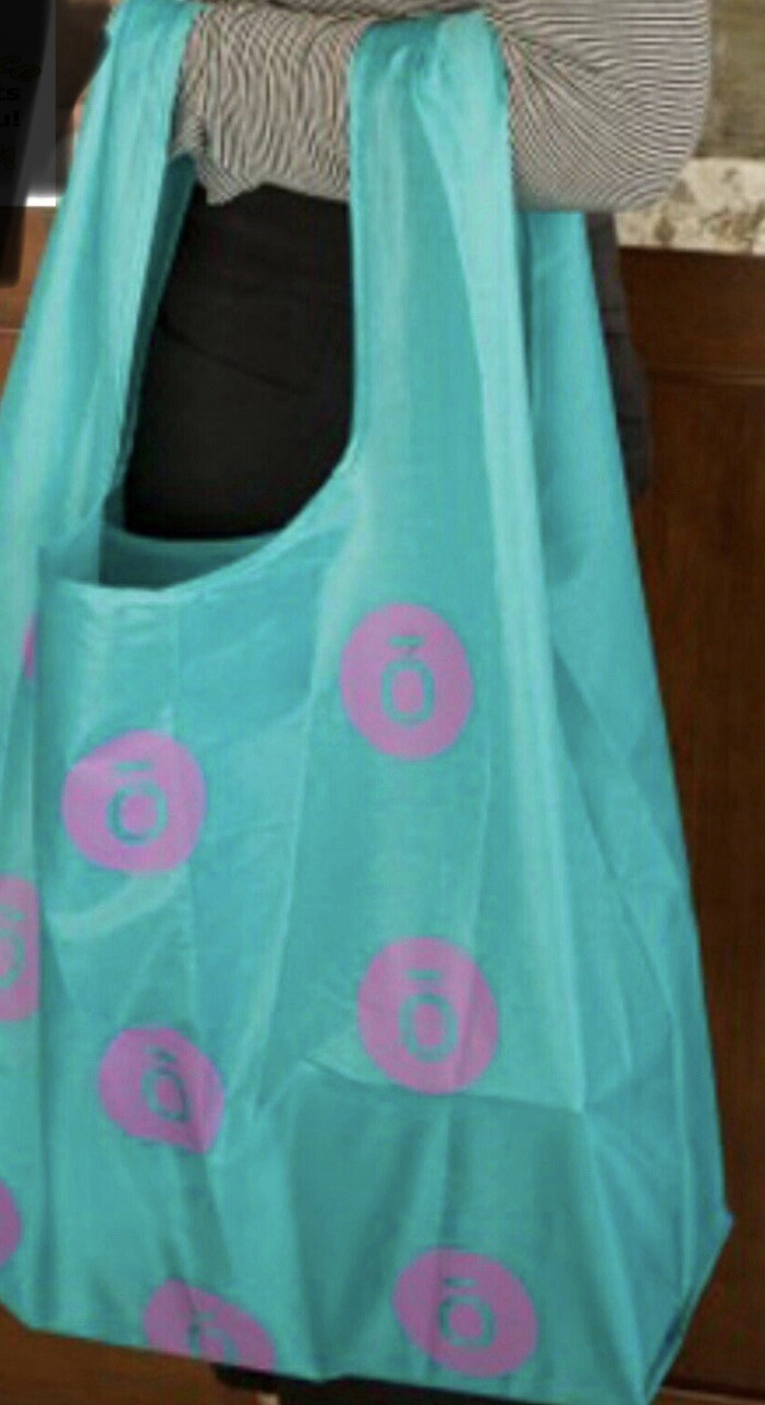 Doterra Reusable, Foldable Shopping Tote Bag in Storage Pouch, New & Compact