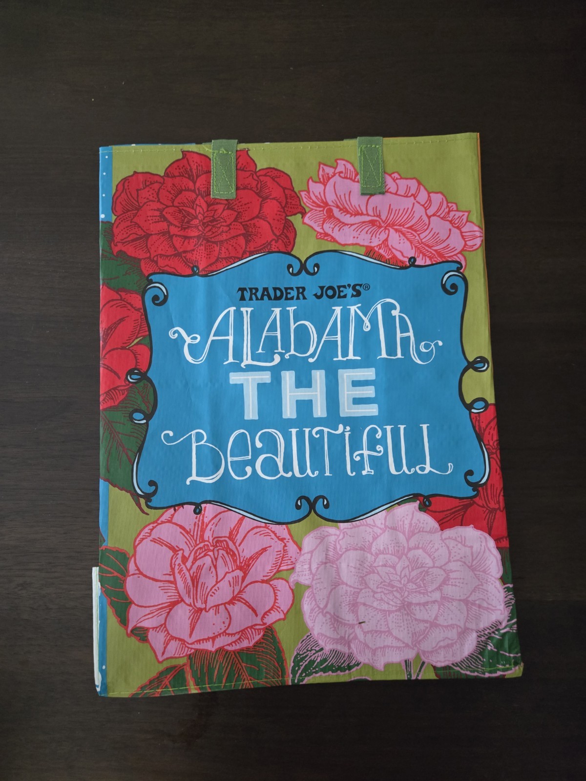 Trader Joe’s Alabama Reusable Tote Bag NWT Grocery Bag