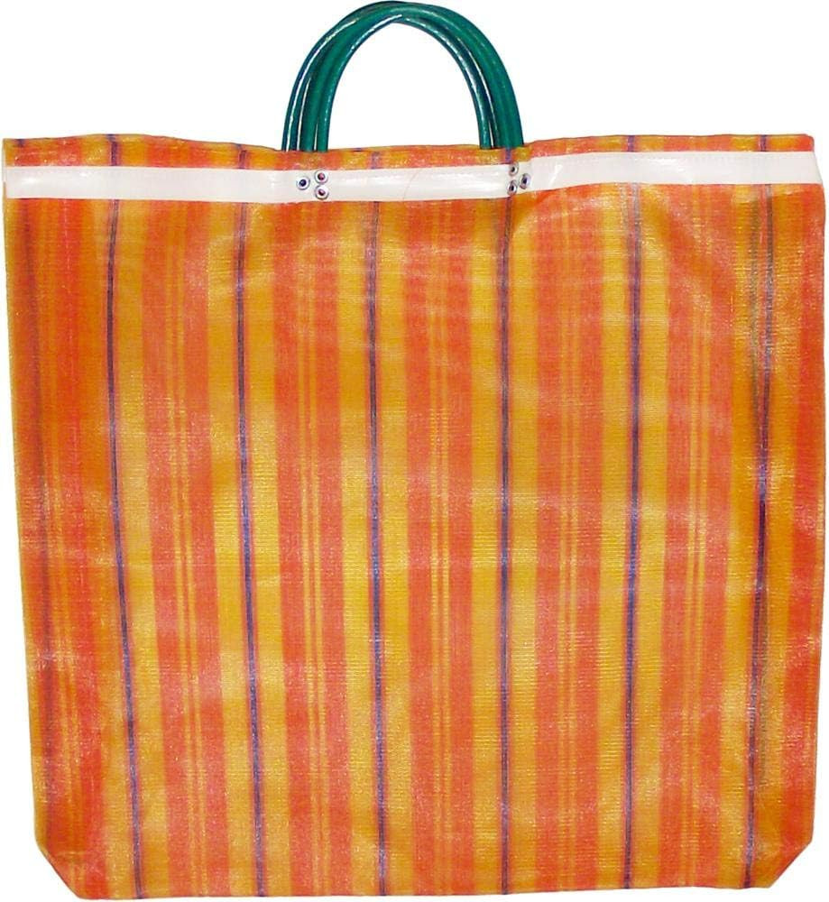 3 Large Mesh Market Bags, 20 X 22 Inches, Reusable Grocery Bag, Multicolored