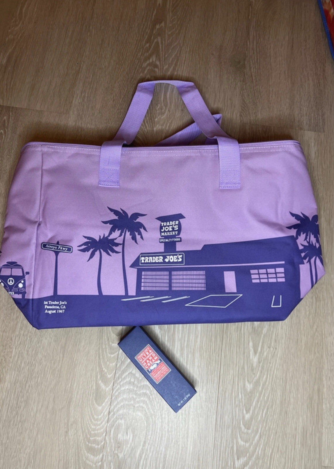 8 Gallon Insulated Cooler Bag Lavender + Hand Cream Gift Set Travel Bundle