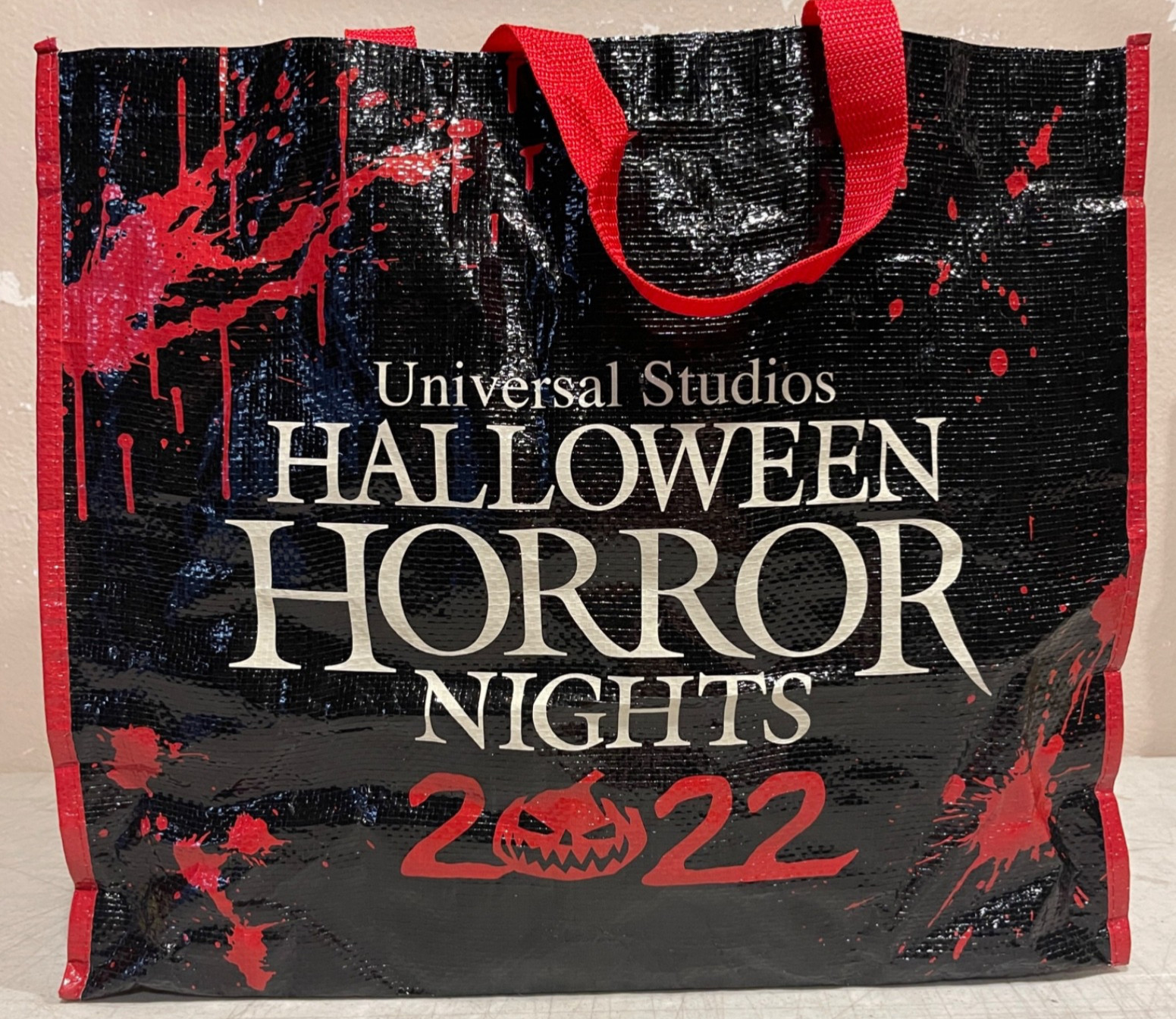 Universal Studios HHN 2022 Halloween Horror night 2022 resusable tote pre-loved
