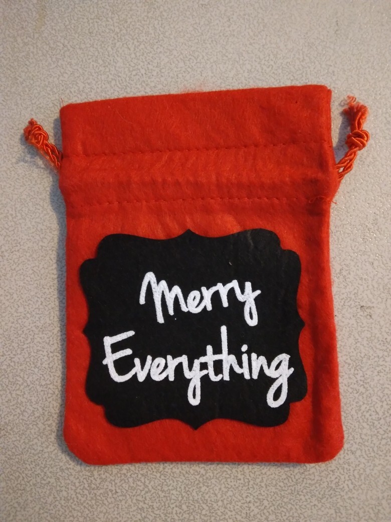 felt Drawstring bag Merry Everything 269263