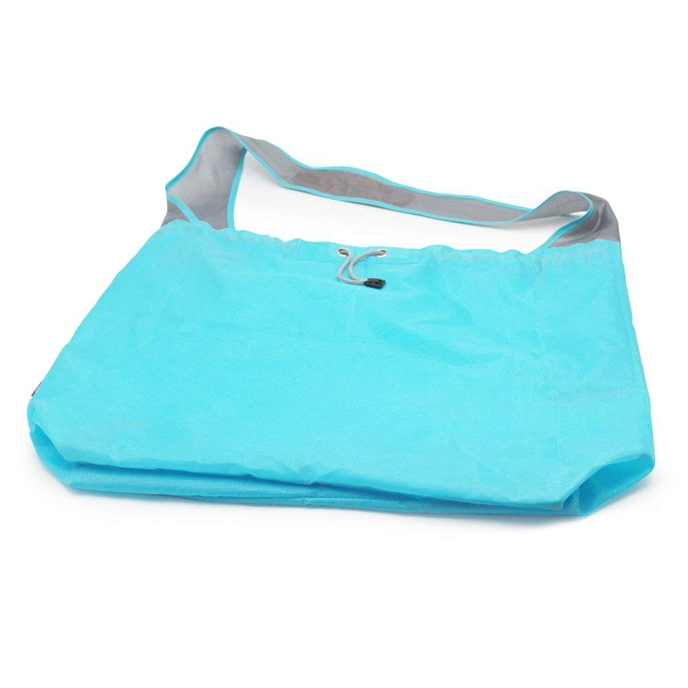2 Pack Ripstop Nylon DrawString Reusable Shopping Bag Grocery Tote 2 PCS Pro