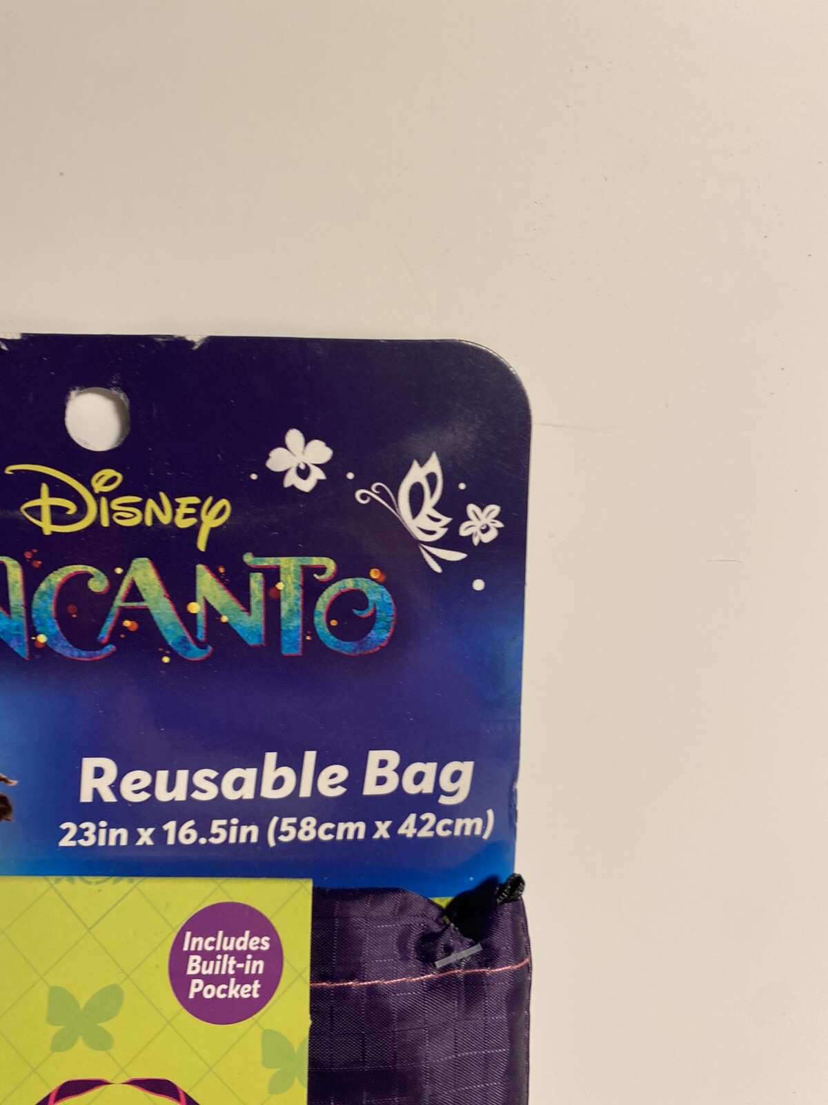 2022 Disney Encanto Sister Goals Reusable Bag Holds 4 Bags Groceries rare